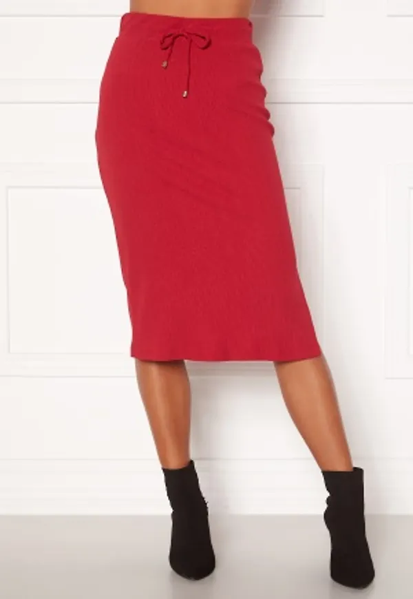 Happy Holly Emilia midi skirt Dark red 48/50