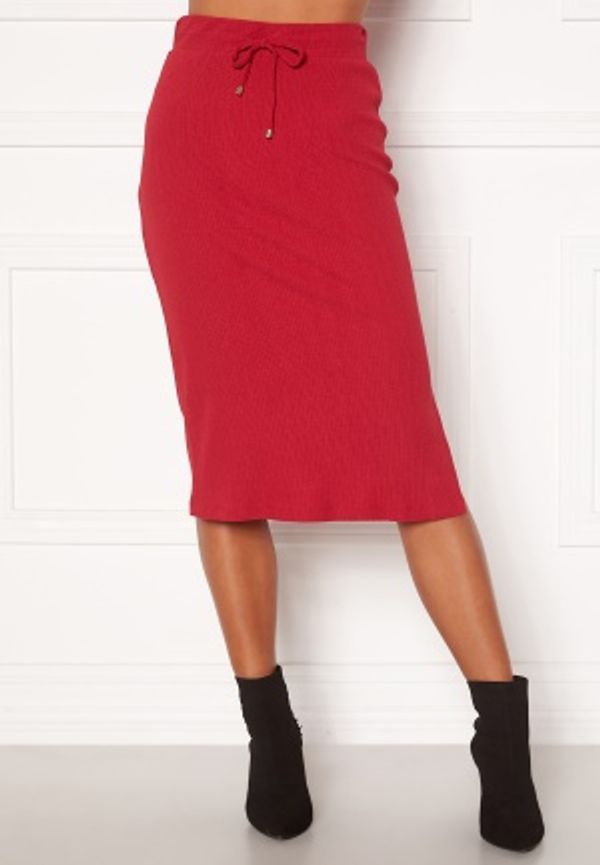 Happy Holly Emilia midi skirt Dark red 48/50