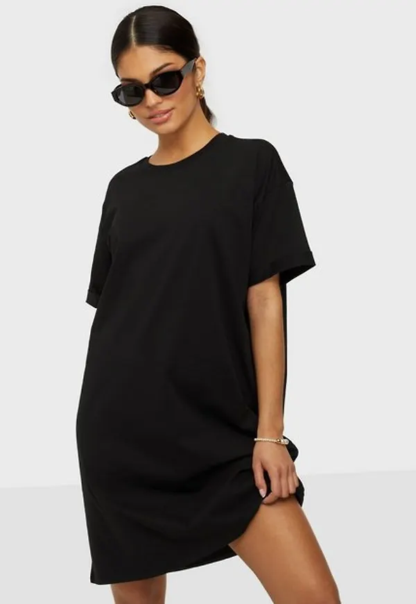 Pieces Pcria Ss Dress Noos Bc Loose fit dresses Black