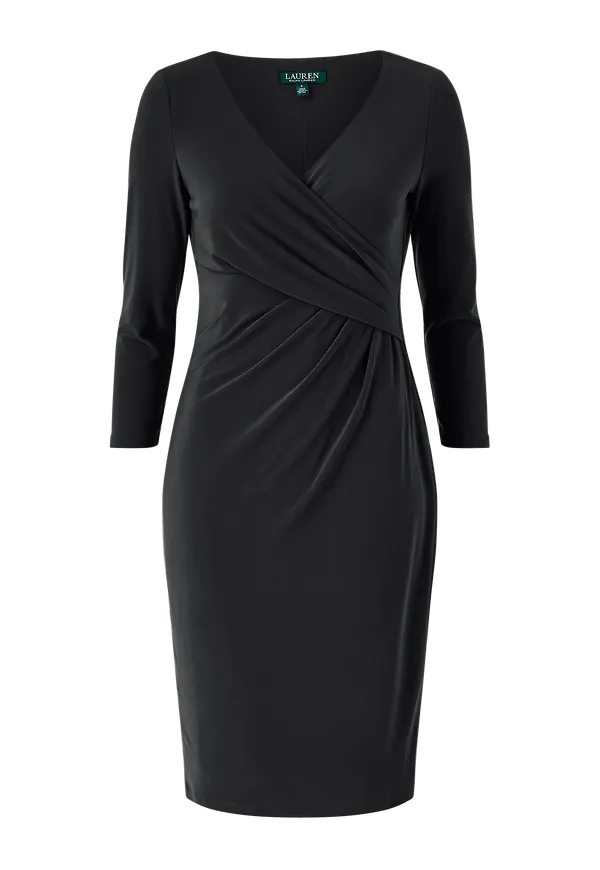 Lauren Ralph Lauren - Klänning Cleora Long Sleeve Day Dress - Svart