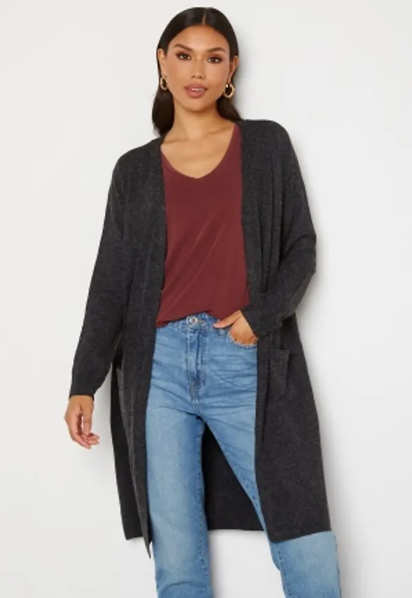 VERO MODA Doffy LS Long Open Cardigan Black M