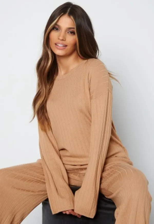 SELECTED FEMME Nancia LS Knit Top Tannin M