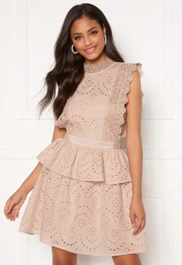 Moments New York Olivia Crochet Dress Light pink 32