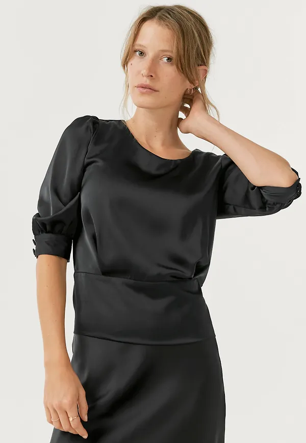 Joelle - Blus Dublin - Svart