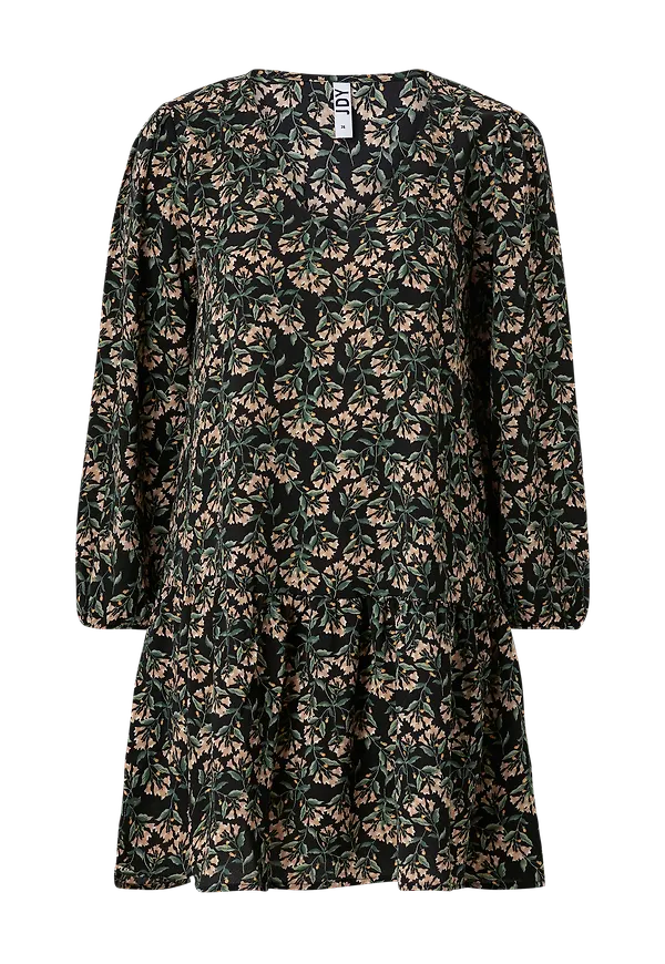 JDY - Klänning jduPiper Gina 7/8 V-neck Dress - Svart