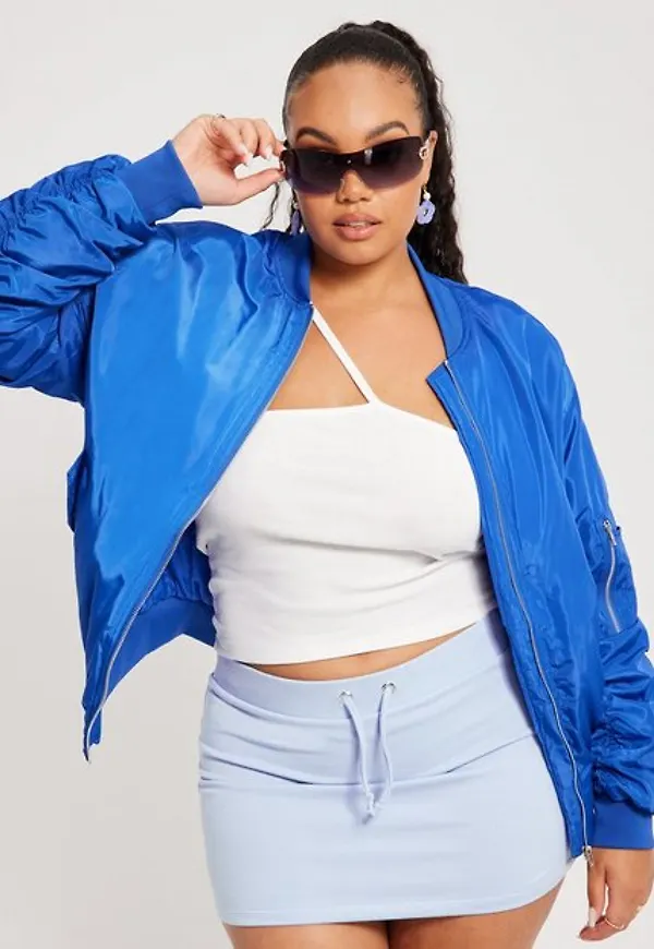 NLY Trend The Bomber Jacket Bomberjackor Blå