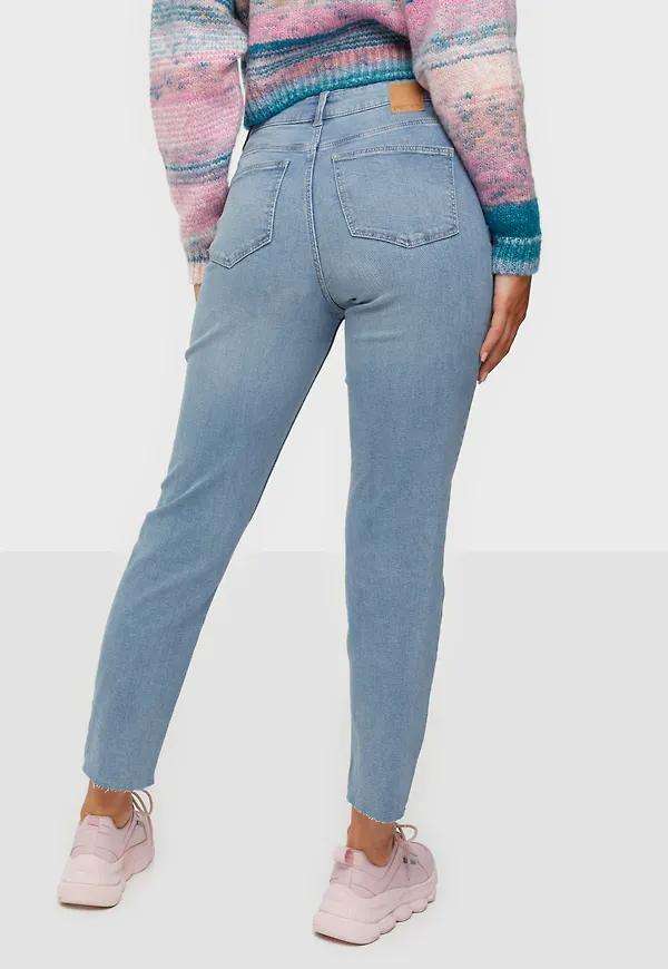 Pieces - Straight - Pcluna Straight Mw Ank Mb 391 Noos - Jeans - Straight