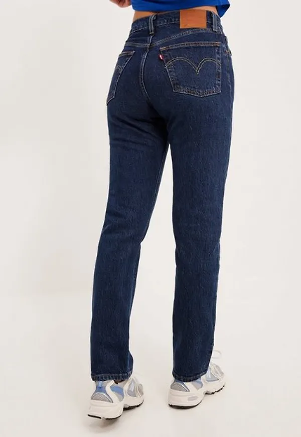 Levi's 501 Crop Salsa Stonewash High waisted jeans