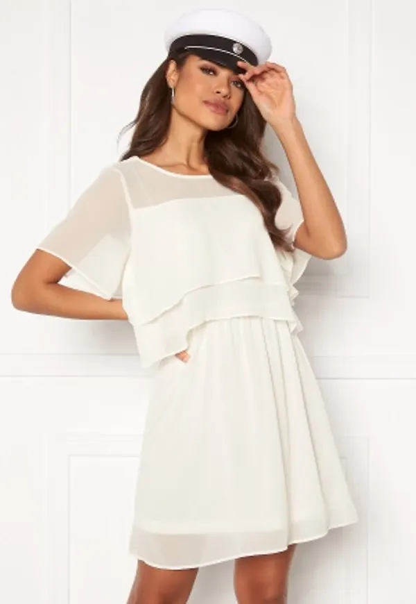 VERO MODA Vida SS Short Dress Snow White L