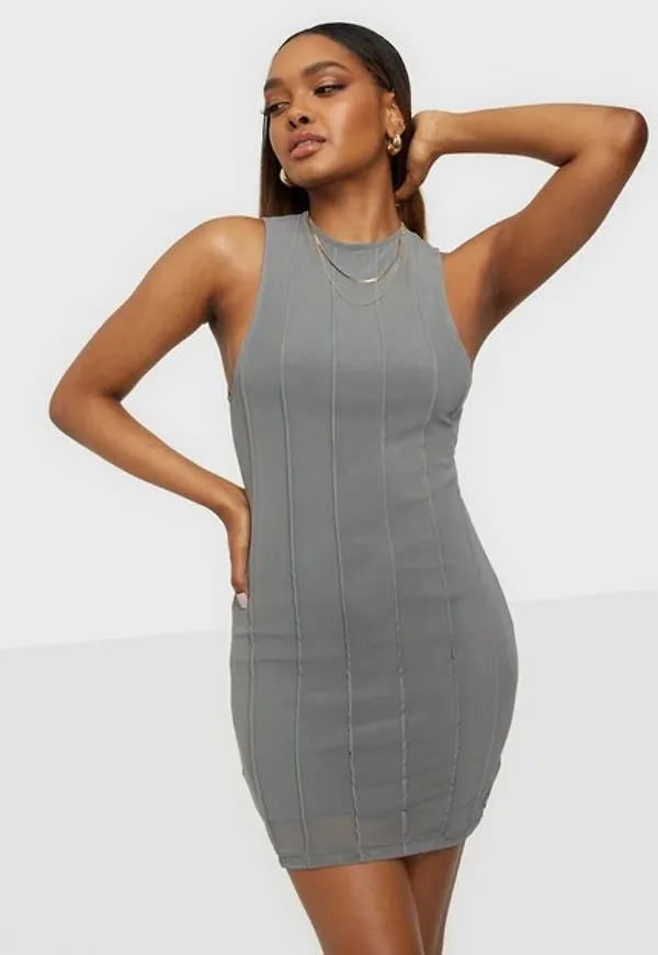 Motel Raisa Dress Mesh Fodralklänningar