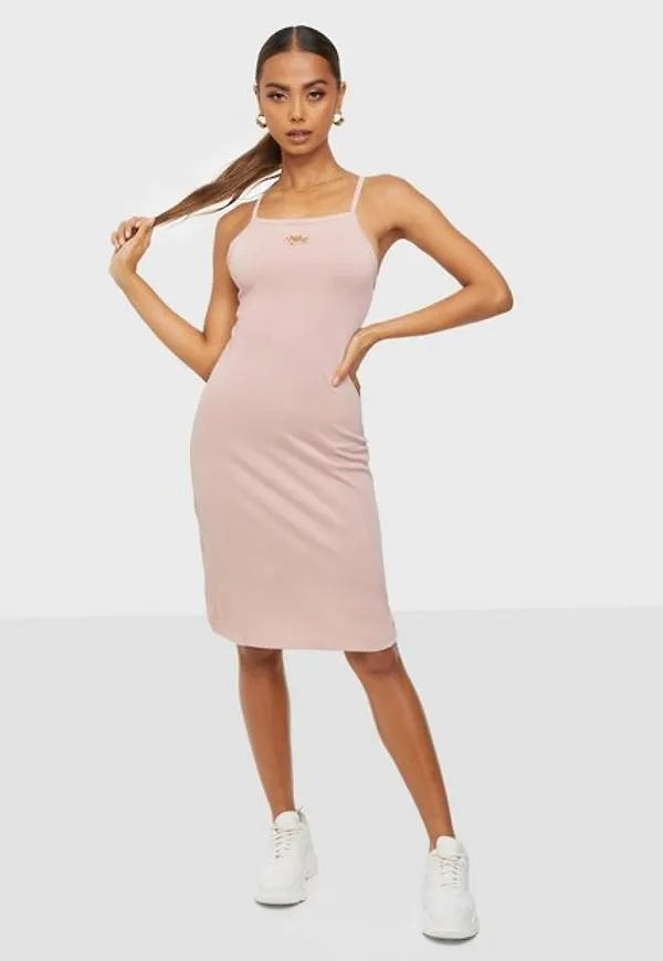 Nike W Nsw Femme Drss Fodralklänningar Pink Gold