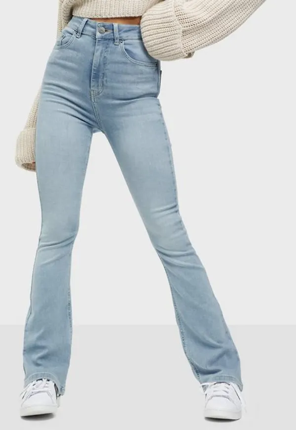 NLY Trend Superstretch Bootcut Denim Bootcut & Flare Blå