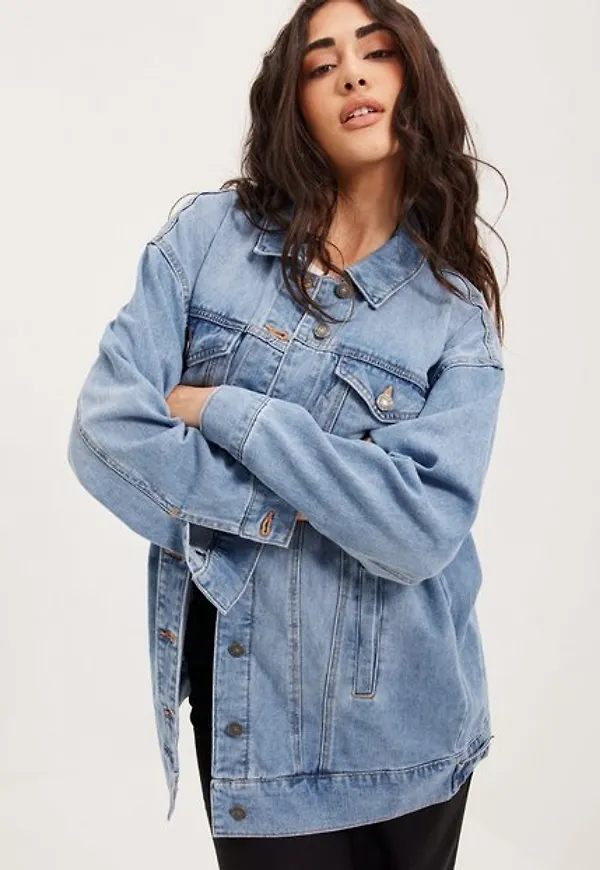 Noisy May Nmfiona L/S Denim Jacket JT152LB No Jackor