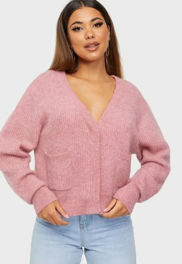 Co'couture Leona V-Knit Cardigan Cardigans