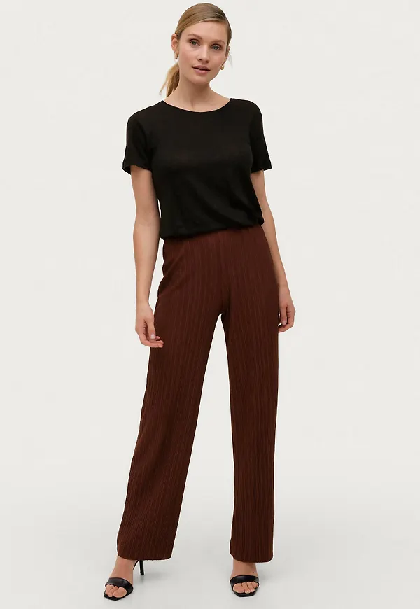 Gina Tricot - Byxor Sissi Trousers - Brun