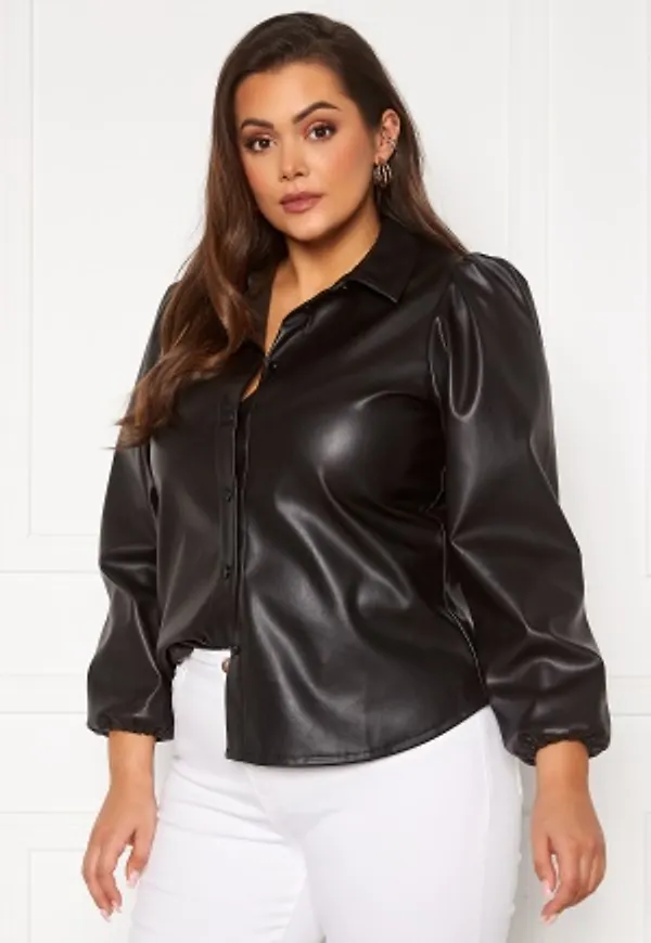Vero Moda Curve Lio LS Shirt Black 52