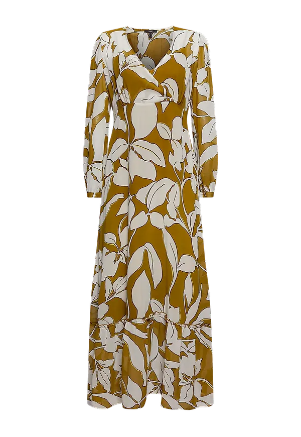 Esprit - Maxiklänning Flower Dress - Grön
