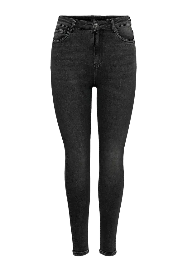 Only - Jeans onlMila Life HW SK Ank Dnm - Svart