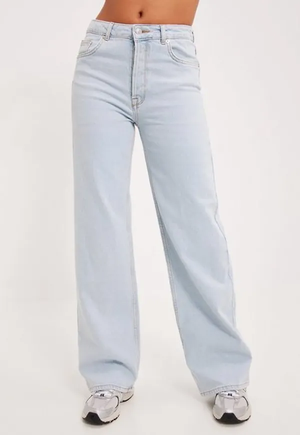 Selected Femme Slfalice Hw Wide Lon Sky Blue Jea U Wide leg jeans