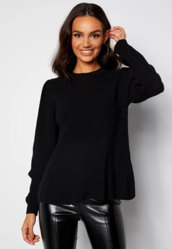 ONLY Stacy L/S O-Neck Pullover Black S