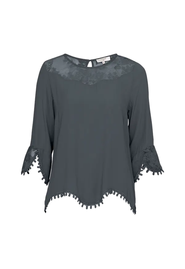 Cream - Blus Kalanie Blouse - Blå