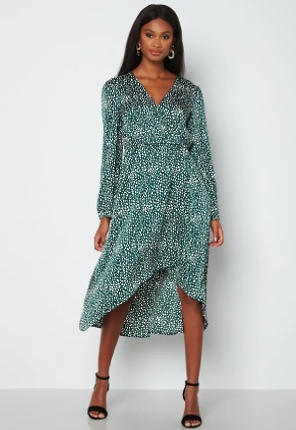 Chiara Forthi Terezia wrap dress Green / Patterned 34