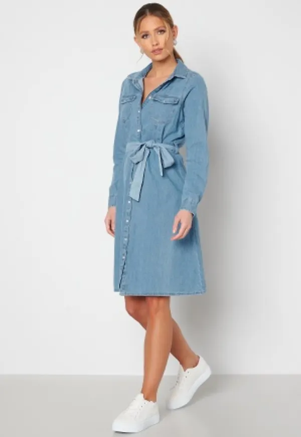 Happy Holly Doris denim dress Light denim 32/34