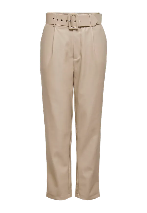 Only - Byxor onqNanny High Waist Pant Wvn - Brun