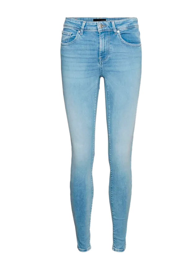 Vero Moda - Jeans vmLux MR Slim Jeans - Blå