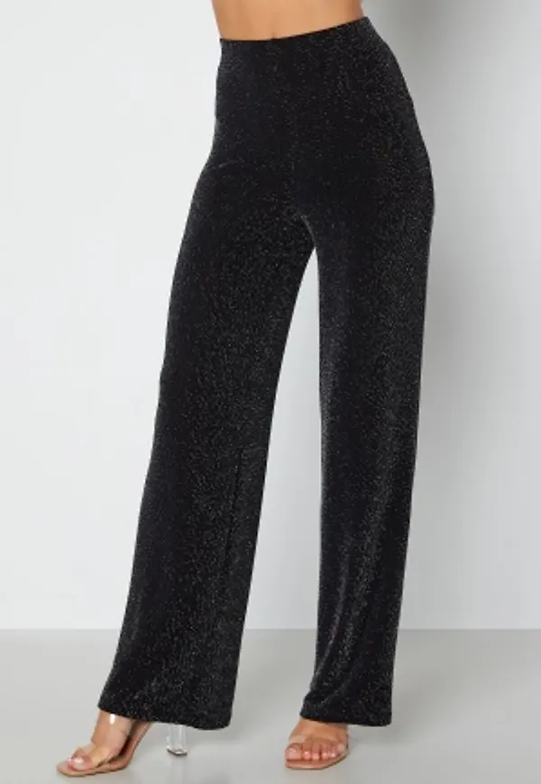 BUBBLEROOM Petronella sparkling trousers Black / Silver XS