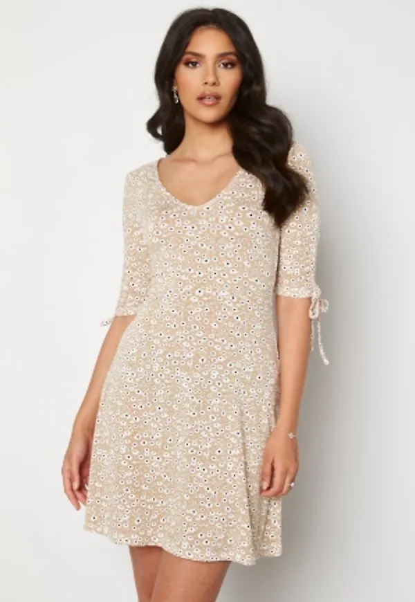 BUBBLEROOM Natalee dress Beige / Floral L