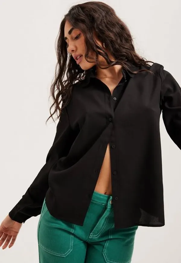 Jacqueline de Yong Jdybrooke L/S Shirt Wvn Noos Vardagsblusar Black