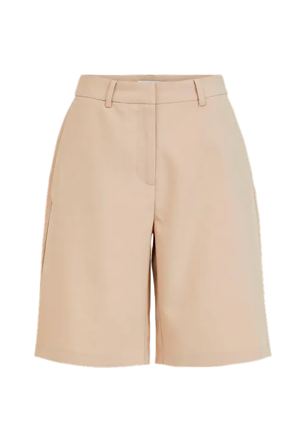 Vila - Shorts viNely HW Tailored - Brun