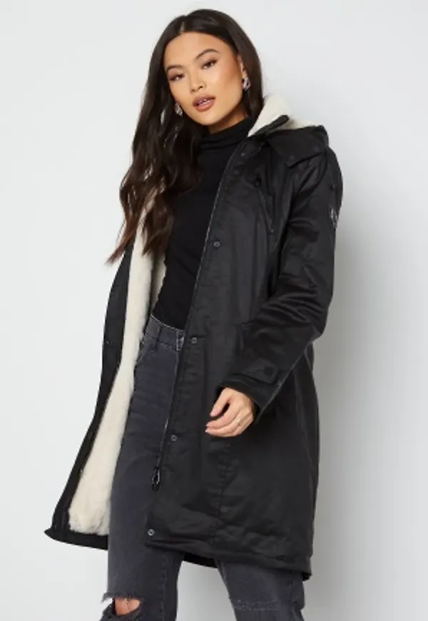 JOFAMA Idun Canvas Parka 00 Black 36
