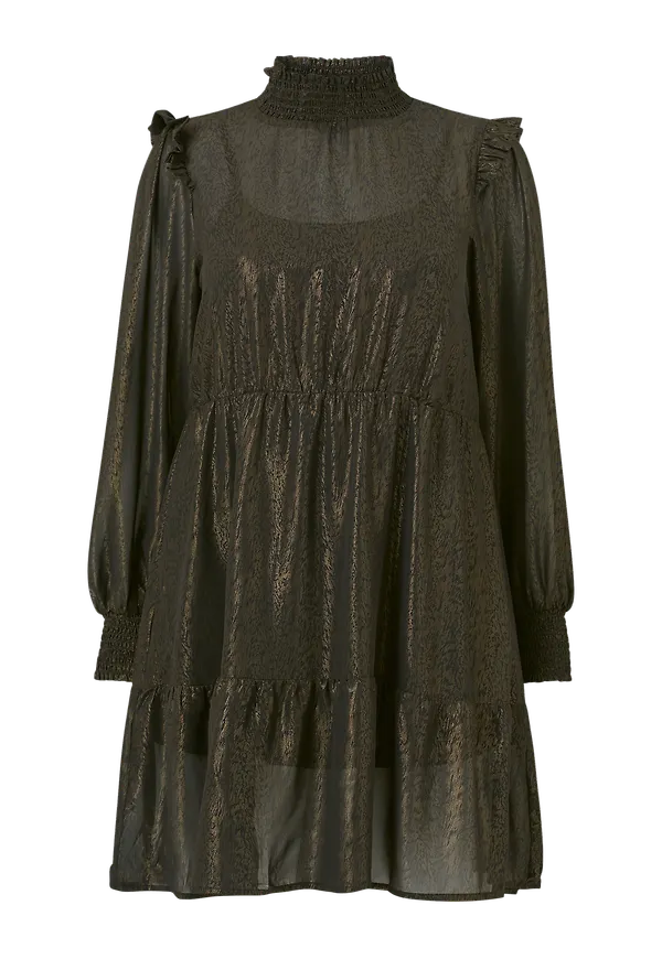 Zizzi - Klänning yPeggy L/S Abk Dress - Svart