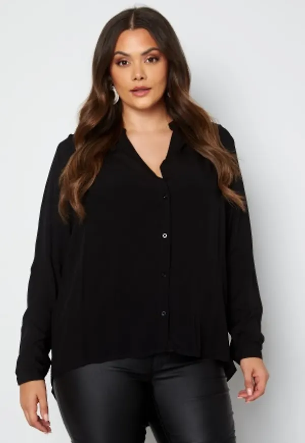 Only Carmakoma Anita LS Shirt Black 52