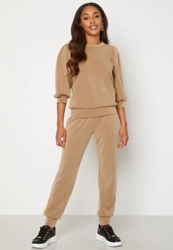 SELECTED FEMME Tenny HW Sweat Pant Tannin L