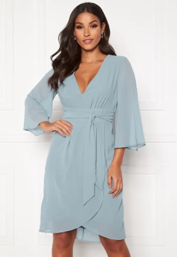 VILA Micada 3/4 Sleeve Dress Ashley Blue 34