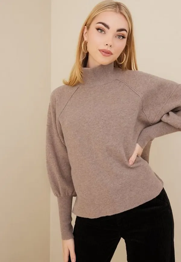 Only Onlmiabella Ingrid L/S Boxy Pull Ex Stickade tröjor
