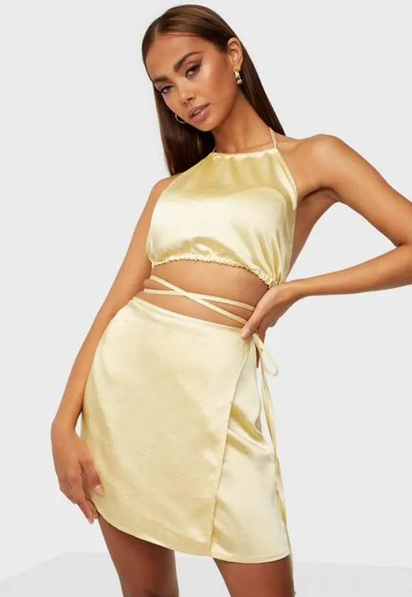 Motel Nawa Skirt Satin Minikjolar