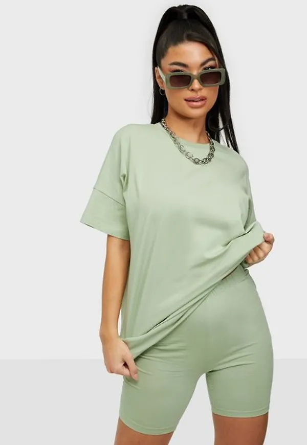 NLY Trend Jersey Shorts Set Playsuits Pistage