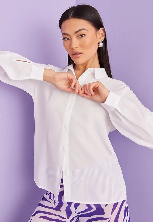 Jacqueline de Yong - Vardagsblusar - Cloud Dancer - Jdybrooke L/S Shirt Wvn Noos - Blusar & Skjortor - Everyday blouses