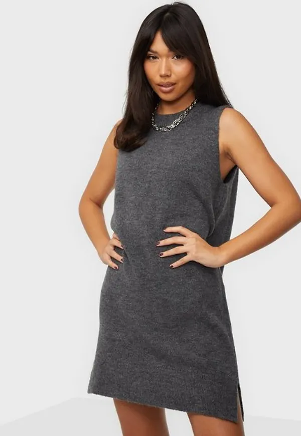 Jacqueline de Yong Jdyrubi O-Neck Long Vest Knt Stickade västar