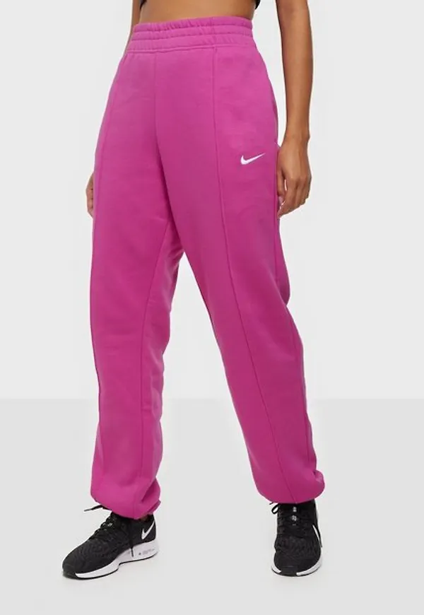 Nike W Nsw Essntl Clctn Flc Mr Pant Mjukisbyxor Fuchsia