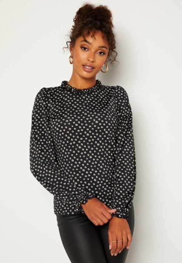 Chiara Forthi Romea puff sleeve top Cream / Patterned XS