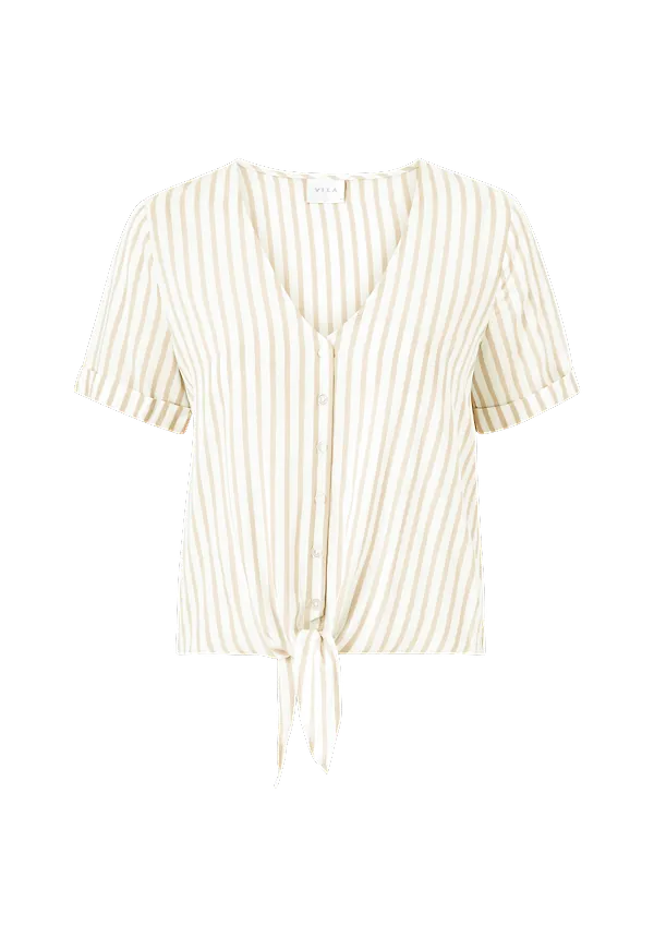 Vila - Blus viHarper S/S Shirt - Vit