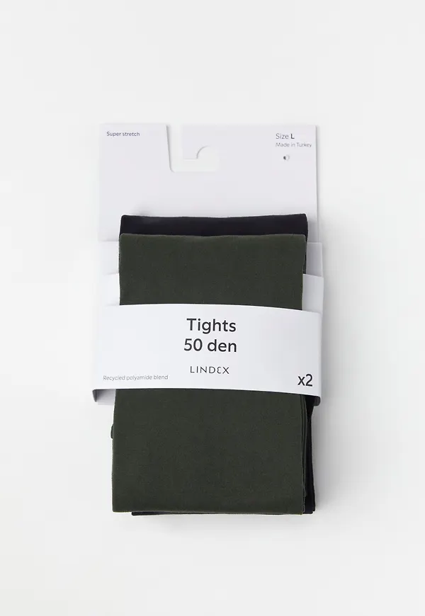 2-pack matta strumpbyxor i 50 denier