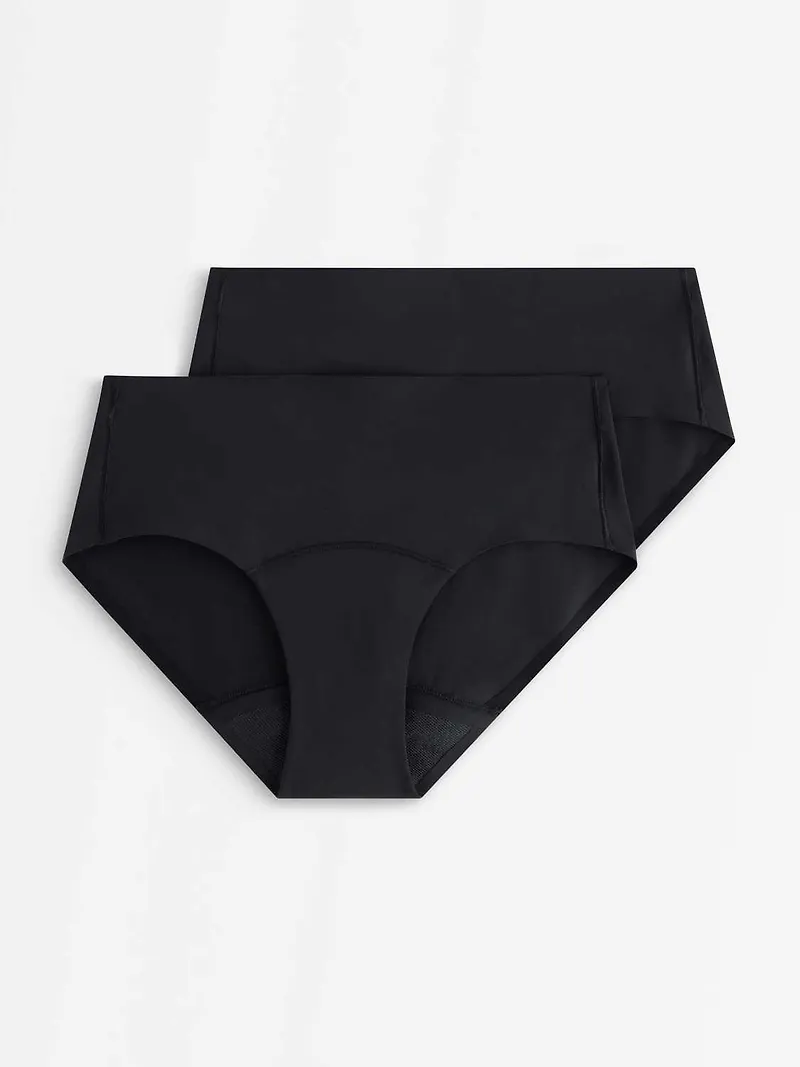 2-pack menstrosa med hög absorption – hiphugger – Female Engineering