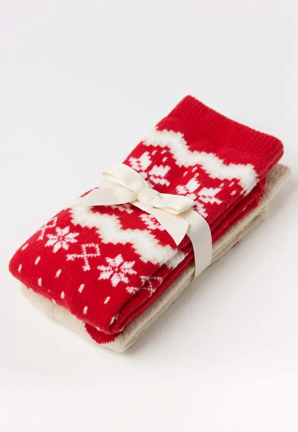2-pack stickade sockor