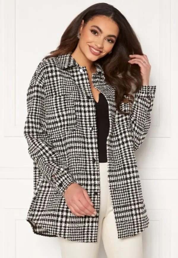 VILA Ceyla L/S Shirt Jacket Black 40
